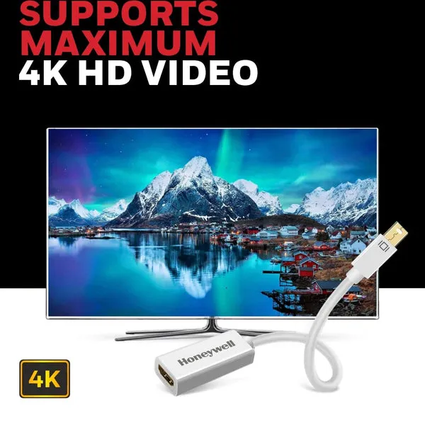 Honeywell Mini Display Port To HDMI Converter (Male To Female)(Open Box) view 4